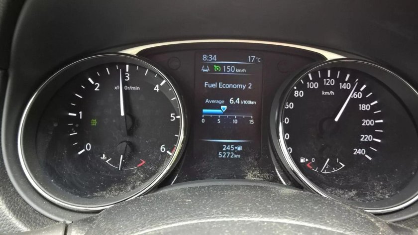 Ниссан Кашкай 150 км спидометр