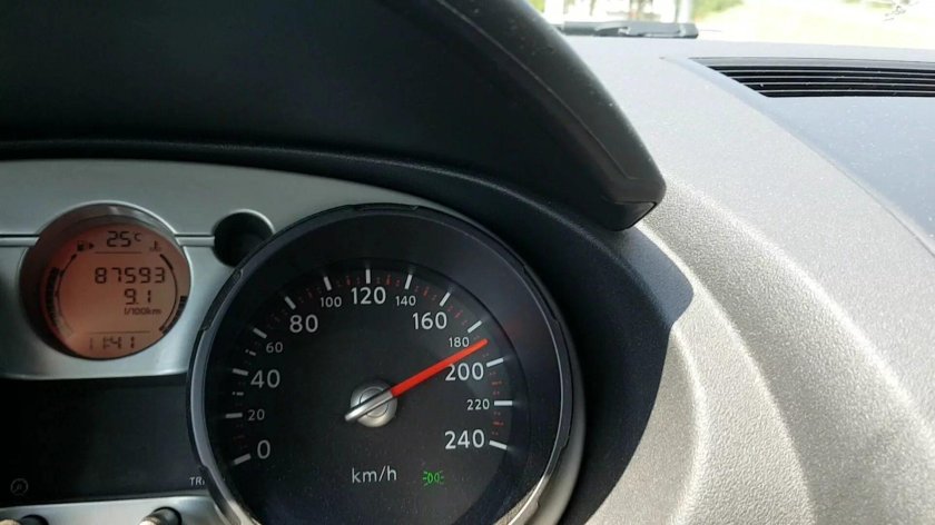 Ниссан Кашкай спидометр