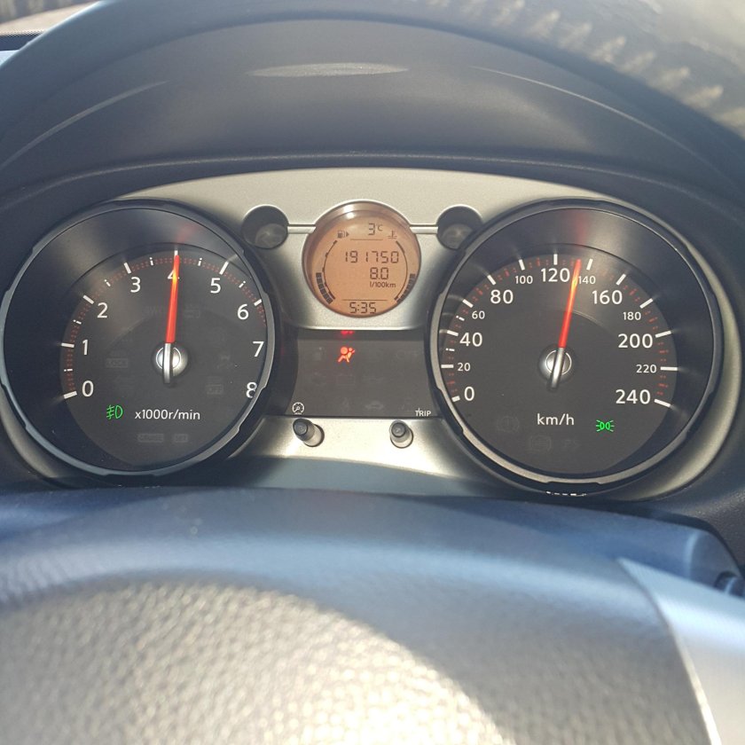 Nissan Qashqai спидометр