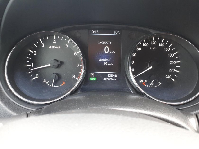 Ниссан Кашкай спидометр