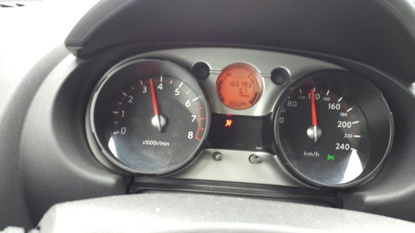 Ниссан Кашкай спидометр