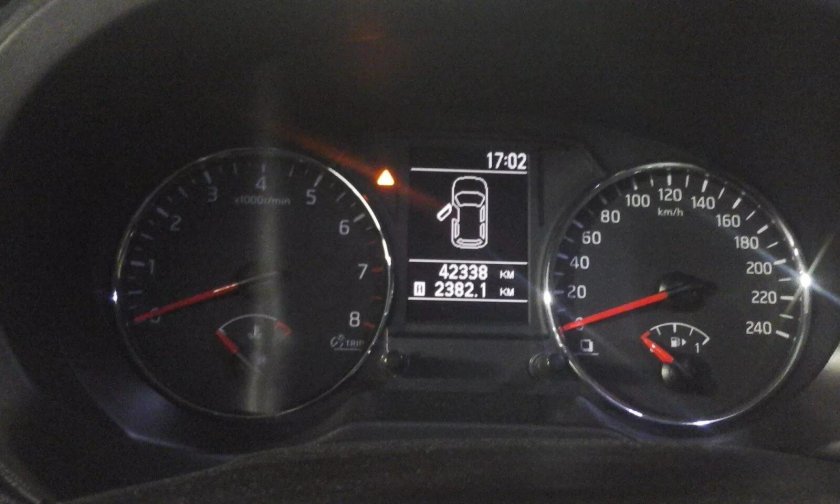 Ниссан Кашкай одометр