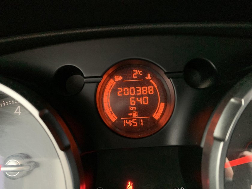 Ниссан Кашкай спидометр