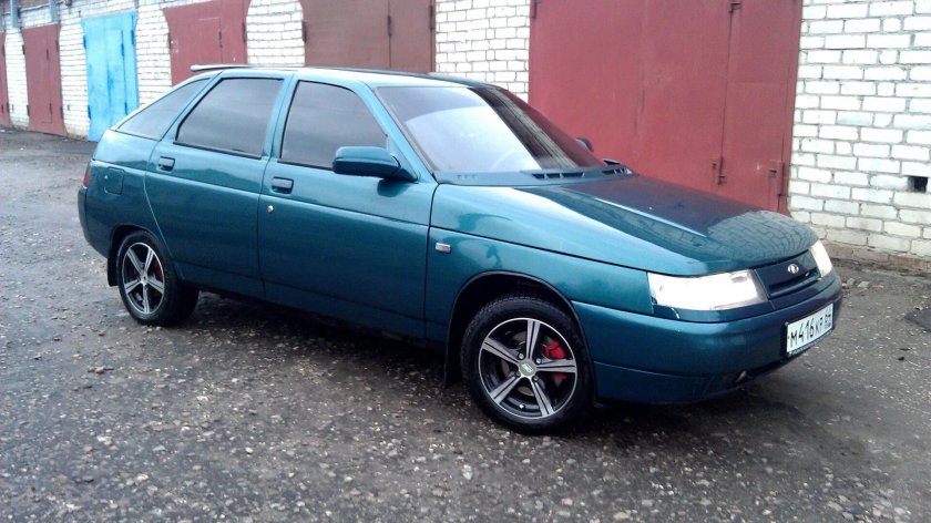 ВАЗ 2112 сине-зеленый металлик