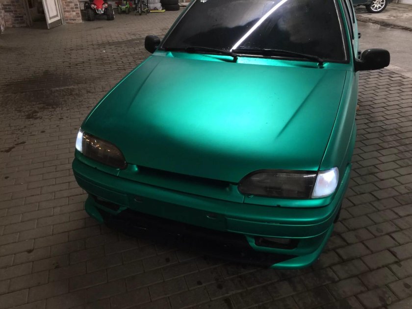 ВАЗ 2114 цвет изумруд