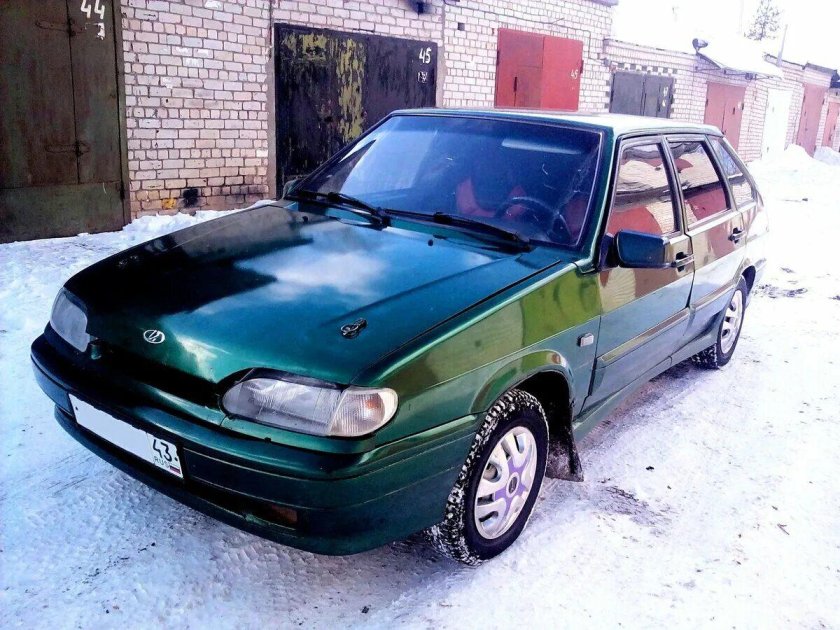 ВАЗ 2114 зеленая