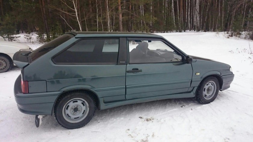 ВАЗ 2113 сине зеленая