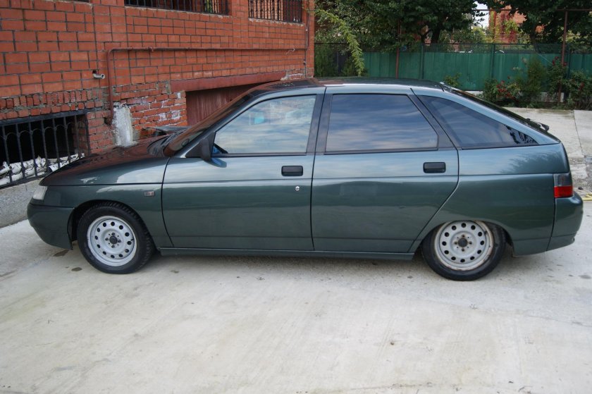 ВАЗ 2112 серо-зеленый металлик