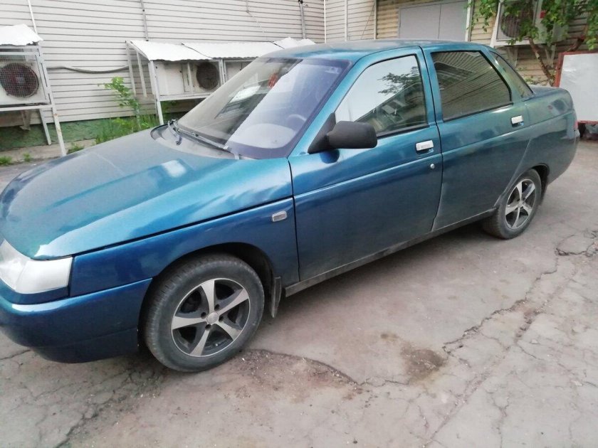 ВАЗ 2110 сине зеленый металлик 2007