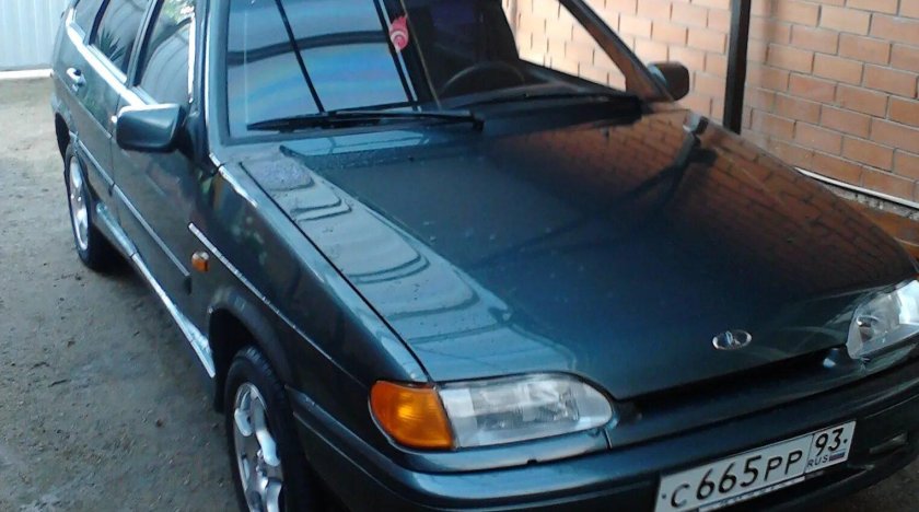 Серо-сине-зеленый цвет ВАЗ 2114