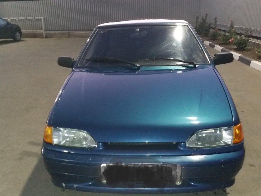 ВАЗ 2114 2004 года сине зеленая