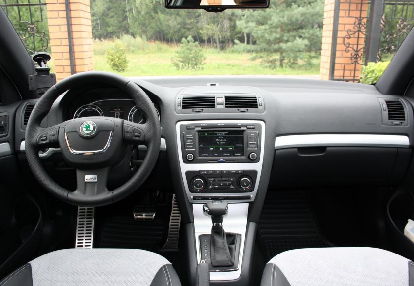 Шкода Октавия а7 салон