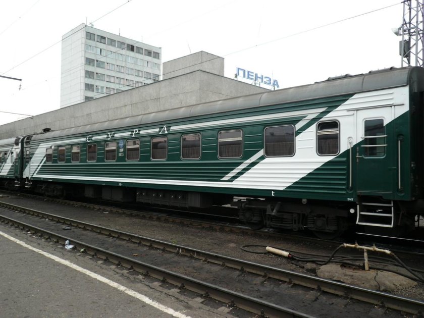 Фирменный поезд Сура 051й Пенза