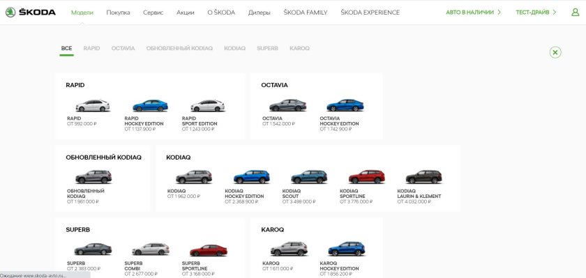 FVJLF Модельный ряд