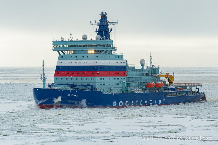 Атомный ледокол Арктика 1977