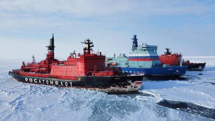 50 Лет Победы атомный ледокол