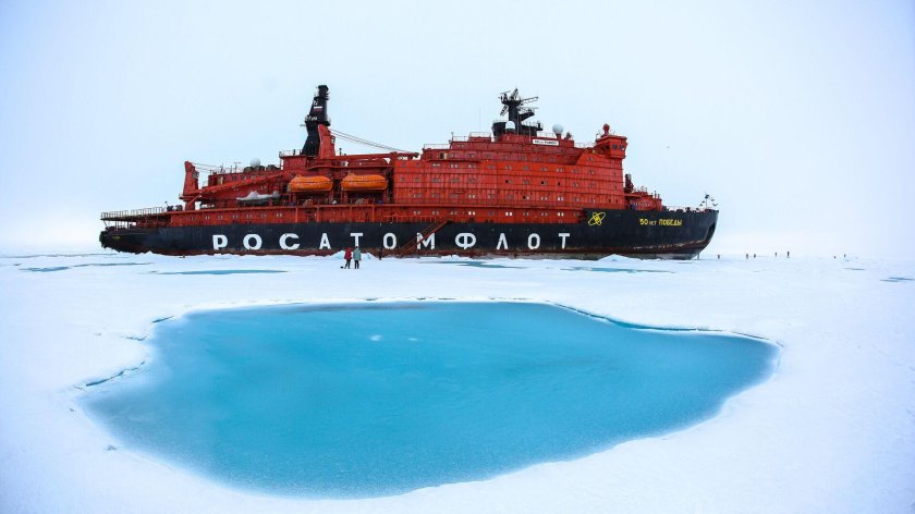 50 Лет Победы атомный ледокол