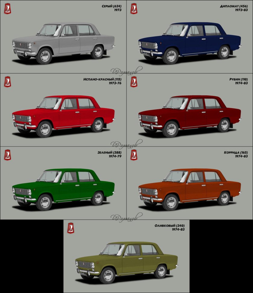 ВАЗ 2101 заводской цвет