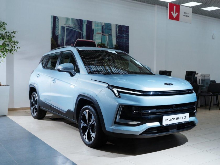 Москвич 3 голубой