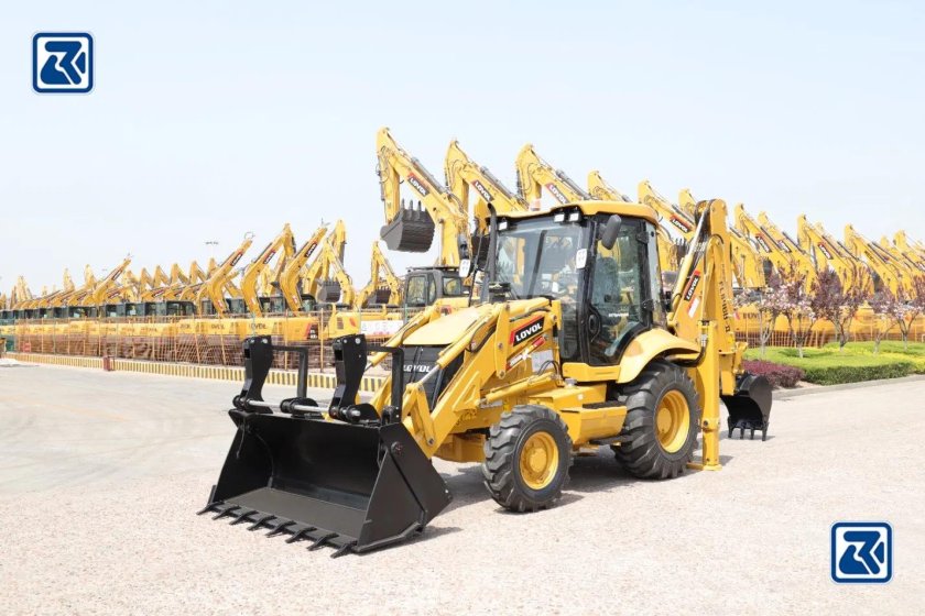 Экскаватор погрузчик китайский