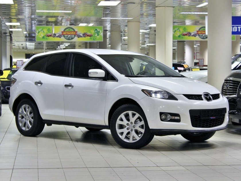 Мазда cx7 белая