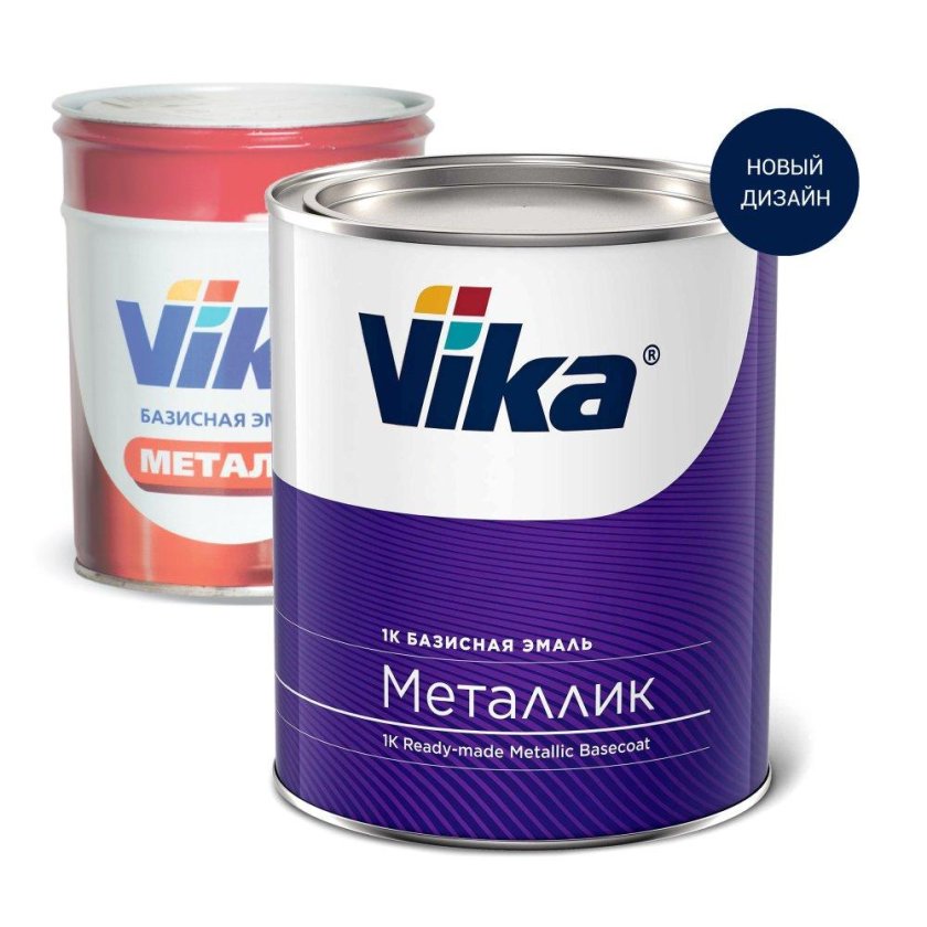 Vika базисная эмаль металлик