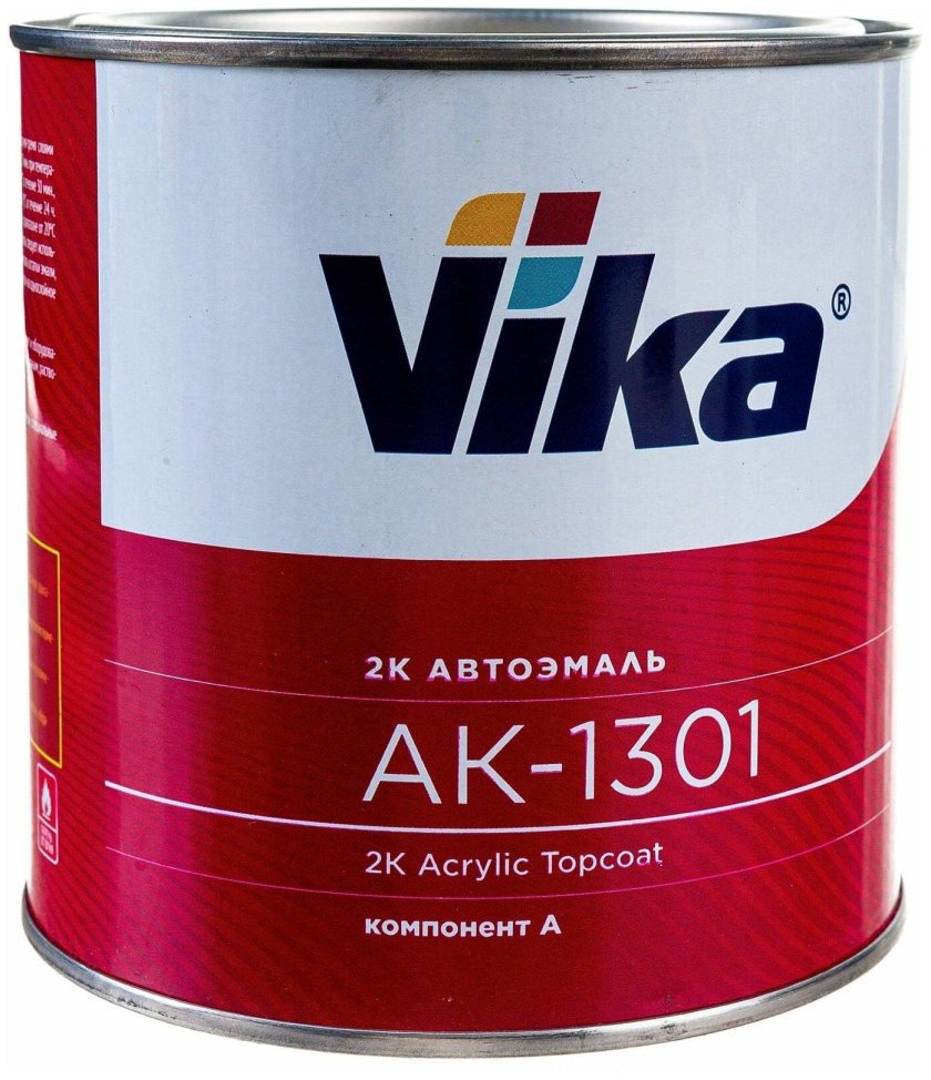 Акриловая эмаль, 295 оранжевая, Vika АК-1301