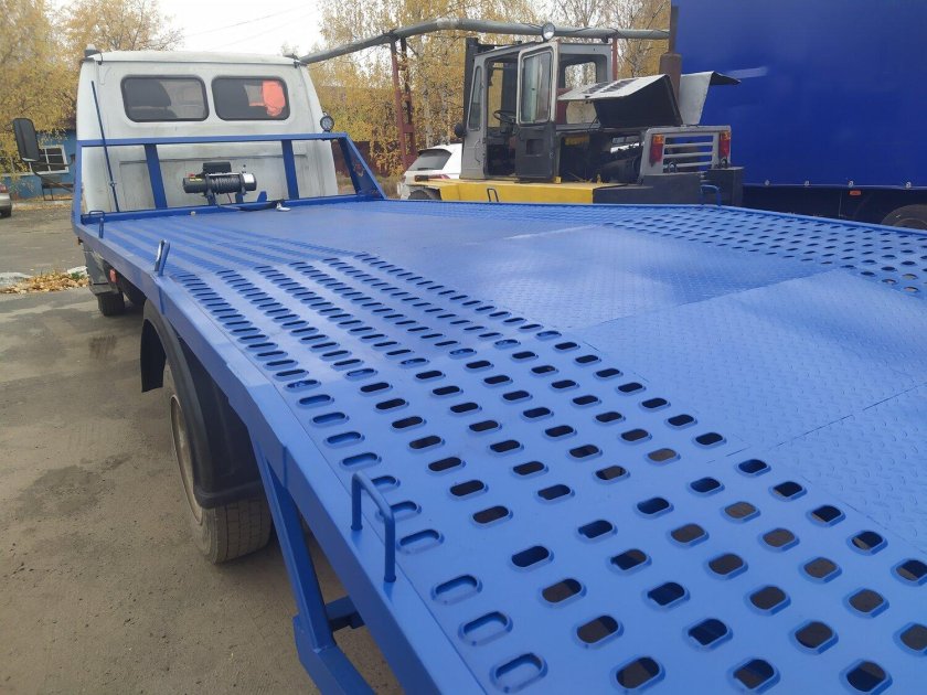 Эвакуатор газель некст со сдвижной платформой