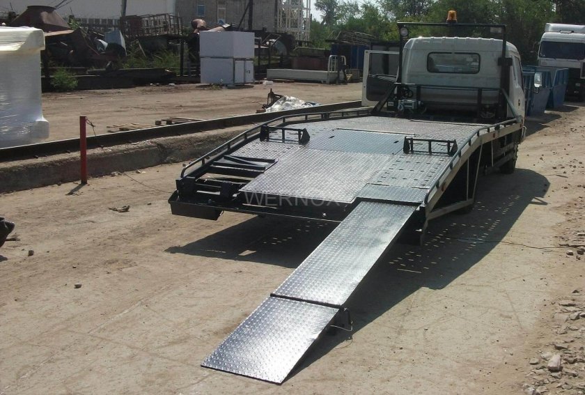 Эвакуаторная платформа слайдер