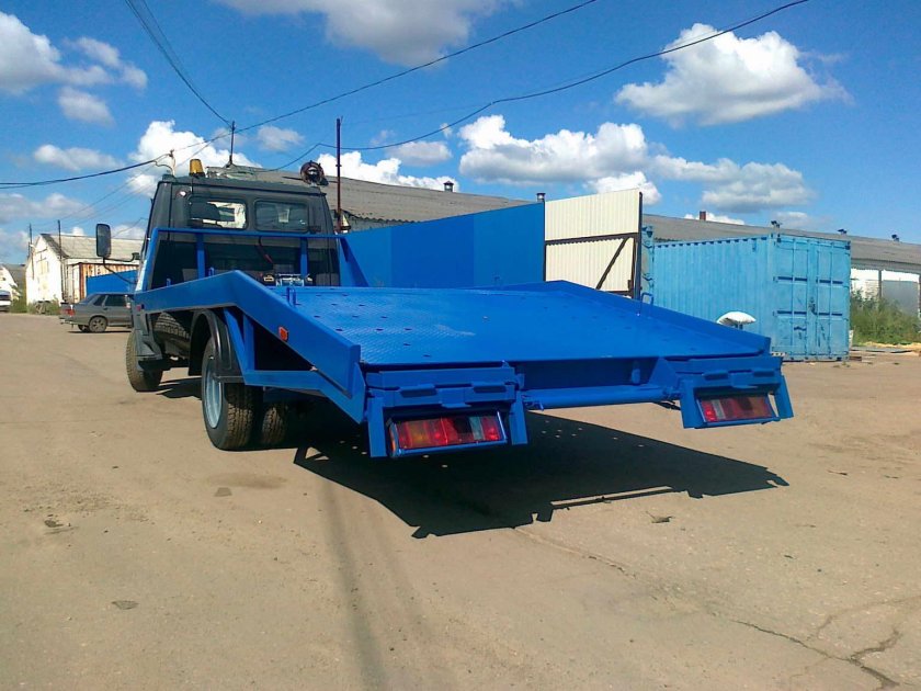 Эвакуаторная платформа на Газель