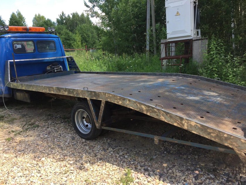 Эвакуаторная платформа на Газель