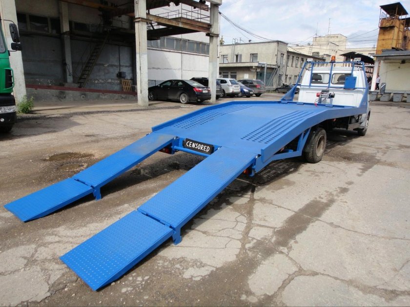 Эвакуаторная платформа на Валдай