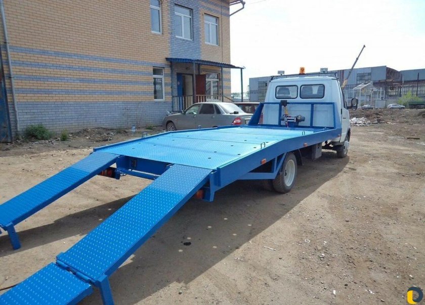 Эвакуатор Газель Некст ломаная платформа