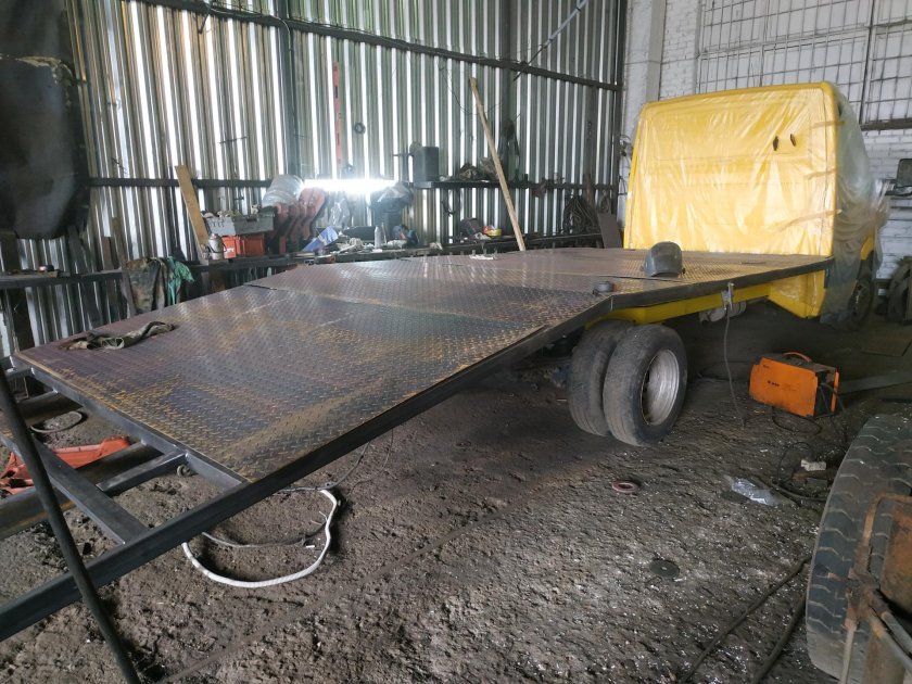 Эвакуаторная платформа на Газель