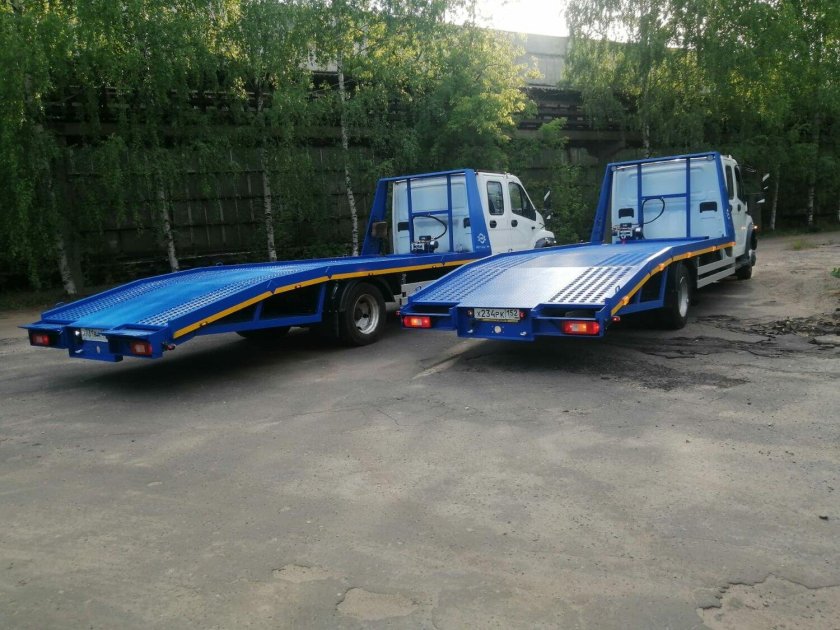 Платформа эвакуатора на Газель