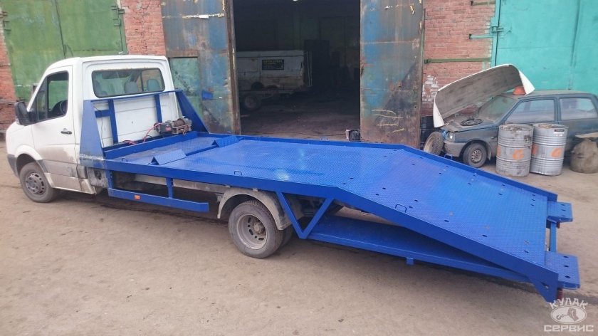 Эвакуаторная платформа на Газель