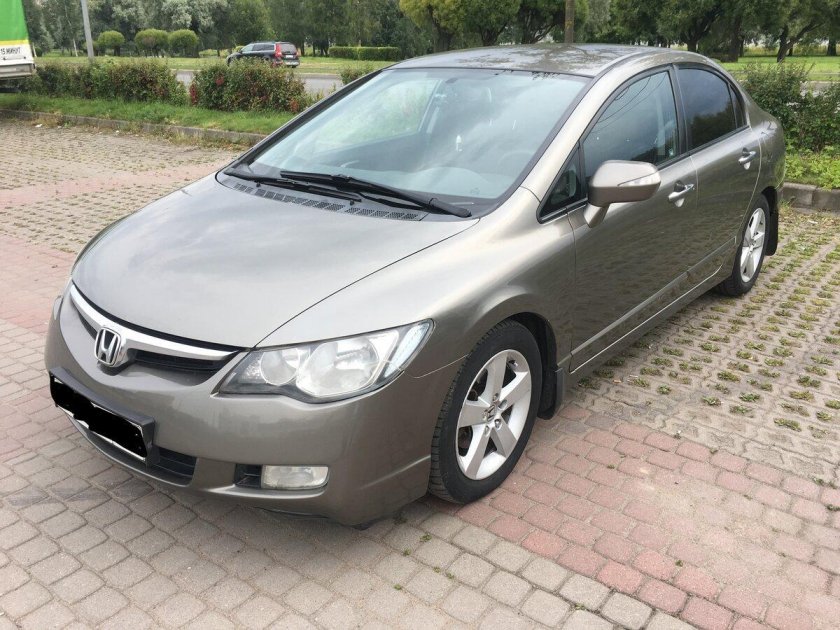 Хонда Цивик 2008 седан серый