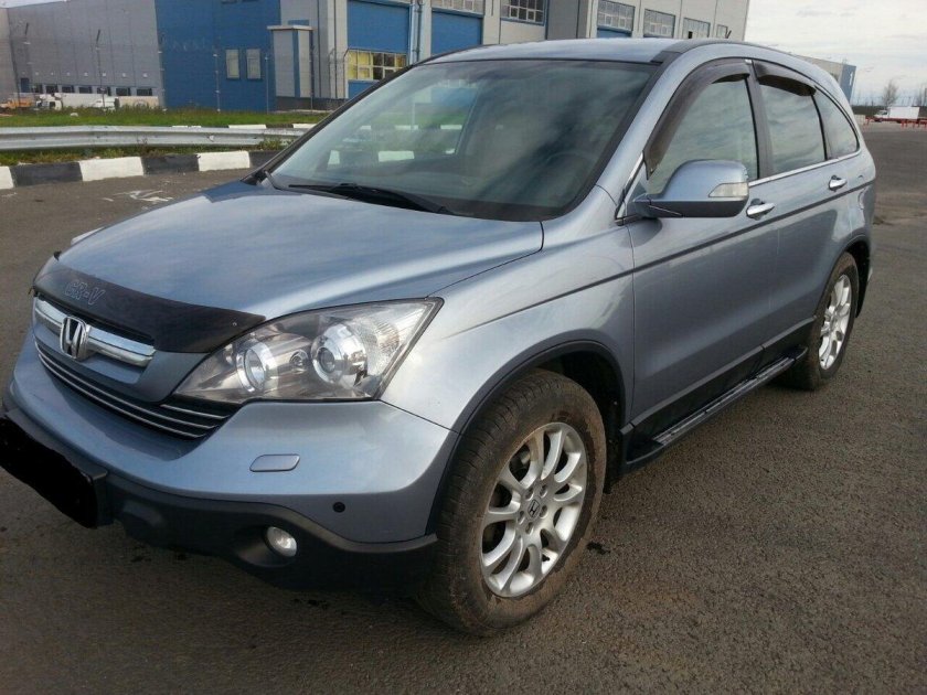 Серый Хонда CR V