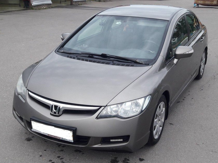 Хонда Цивик 2008 седан серый