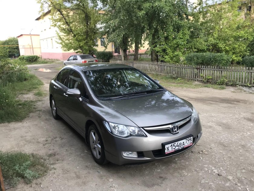 Цивик 4д серый