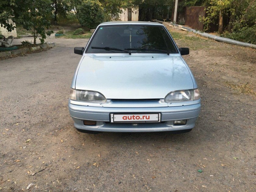 ВАЗ 2113 2005 голубая желтая