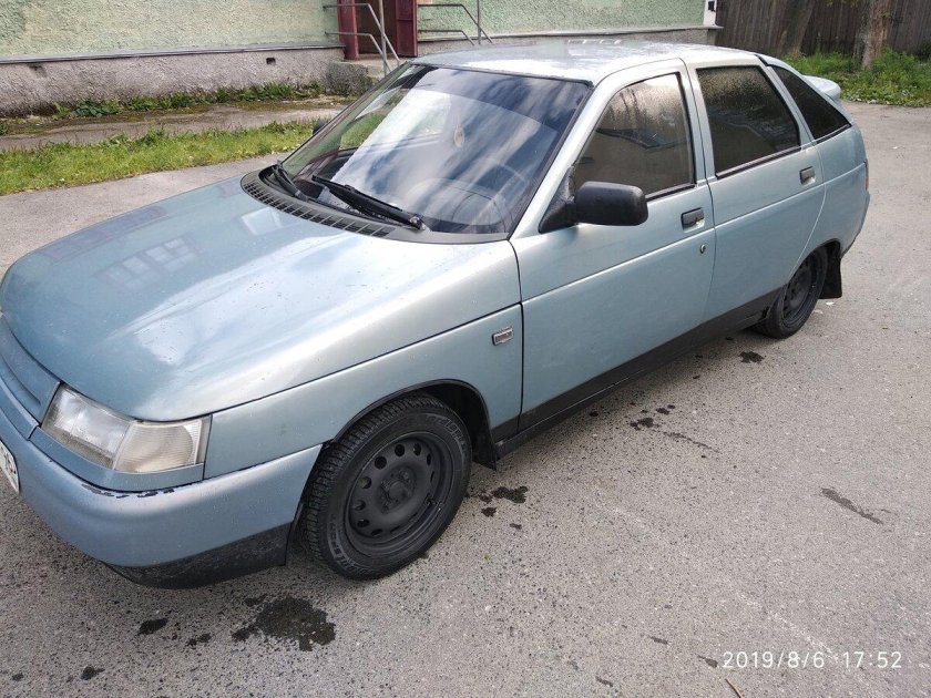 ВАЗ 2112 серо голубой металлик