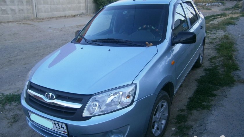 Лада Гранта 691 серебристый