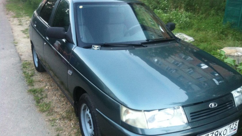 ВАЗ 2112 сине-зеленый металлик