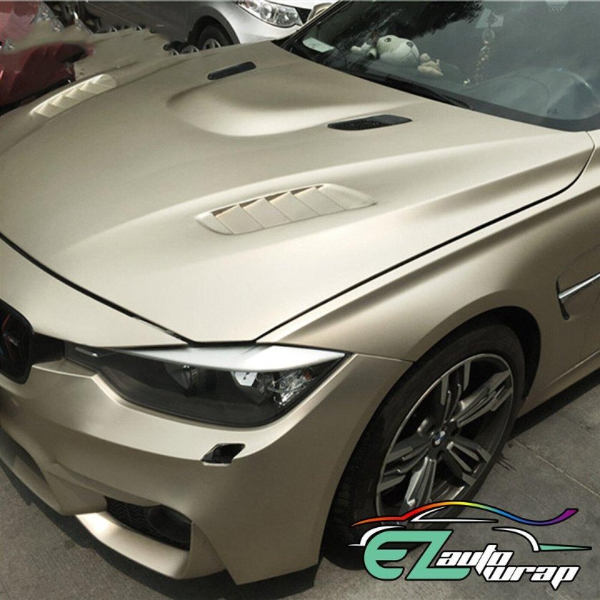 Пленка матовый хром шампань