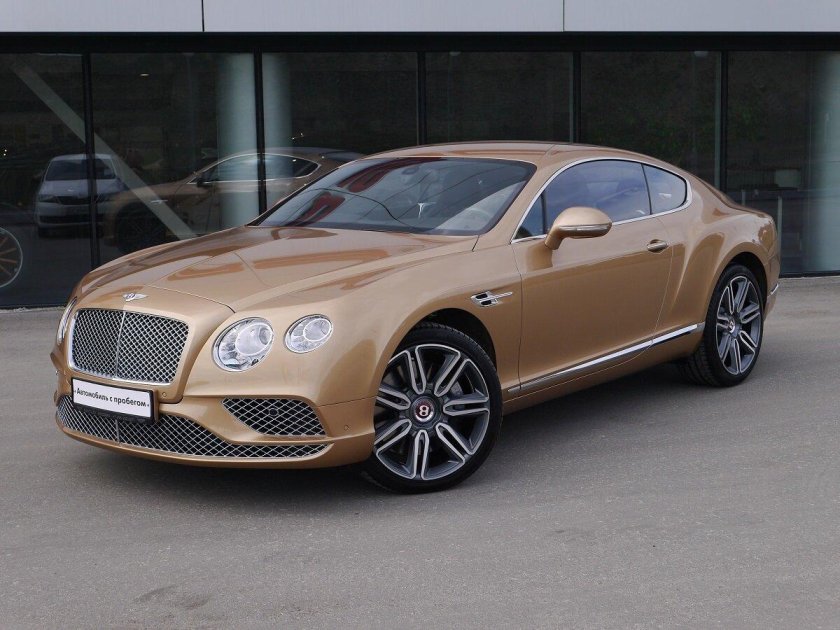 Бентли Континенталь gt бежевый