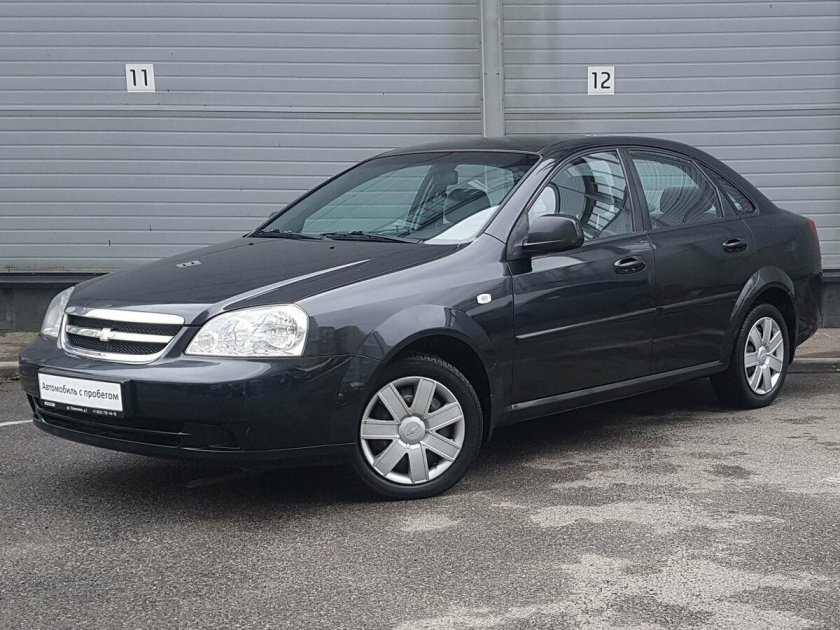 Лачетти седан черный