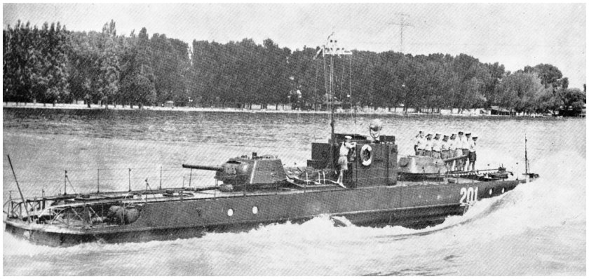 Речной бронекатер проекта 1125