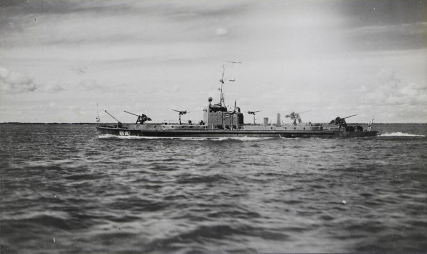 Корабль Краснознаменной Амурской флотилии