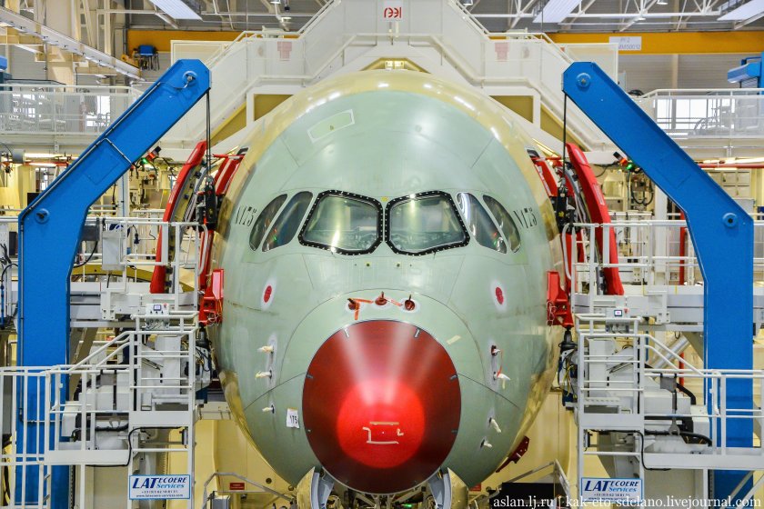 Франция Аэробус самолет завод